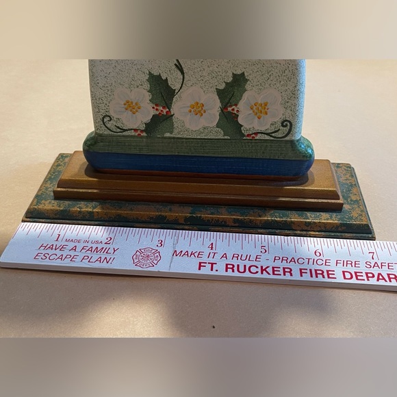 Kathe Wohlfahrt candle holder. Hand carved and hand painted. - Picture 7 of 7